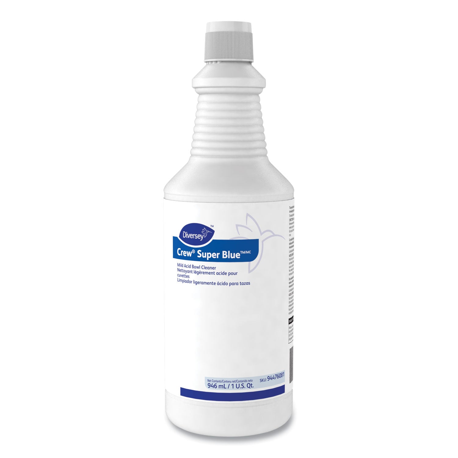 Ready-To-Use - 32 oz (2 lb) - Citrus Scent - Organic - Blue Bottle - 12 / Carton