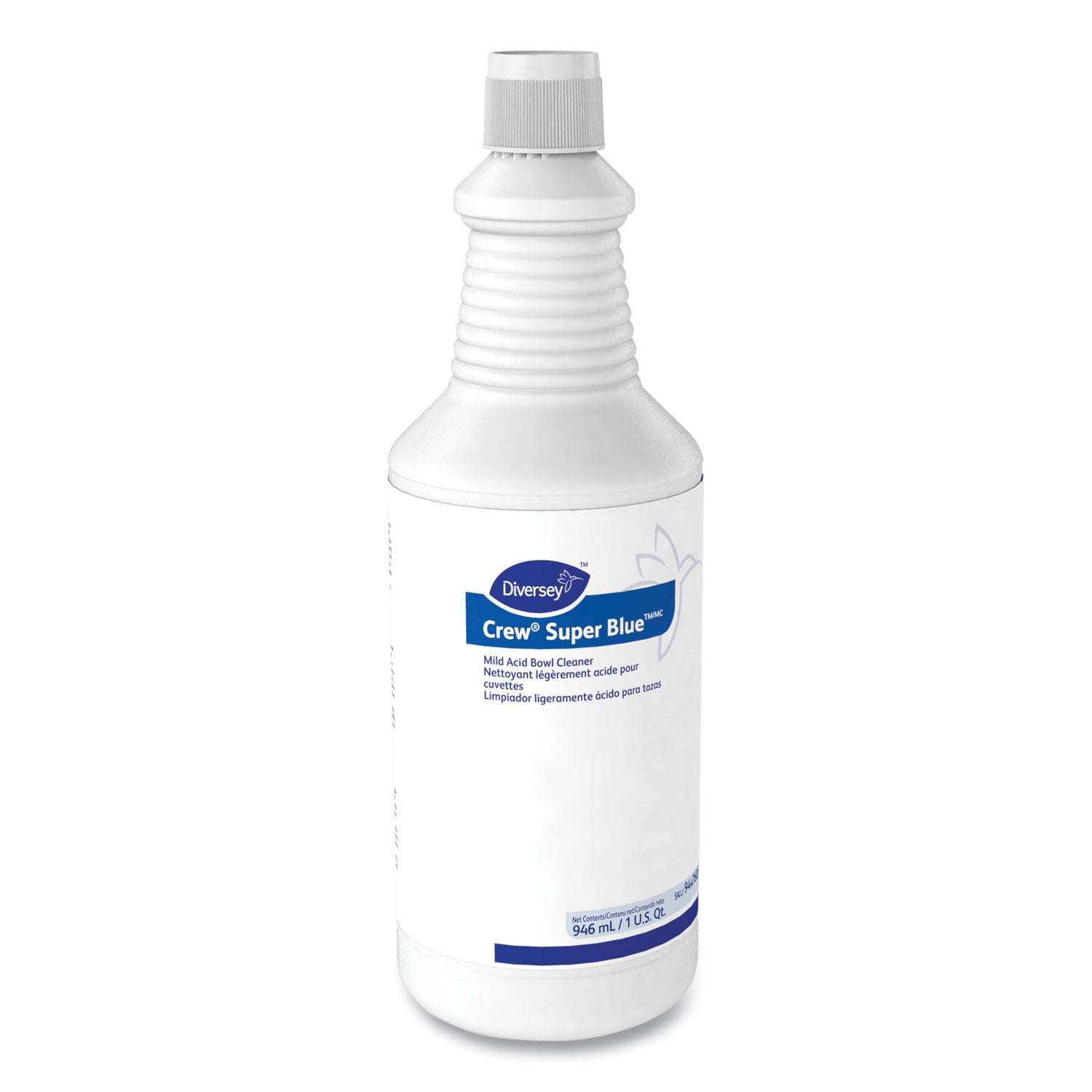 Ready-To-Use - 32 oz (2 lb) - Citrus Scent - Organic - Blue Bottle - 12 / Carton