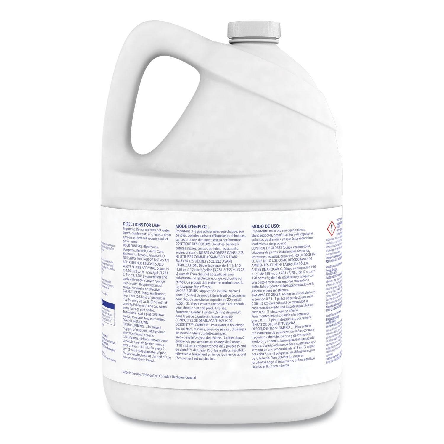 Ready-To-Use - 128 fl oz (4 quart) - 7 pH - Fresh Scent - Kosher - Tan - 4 / Carton