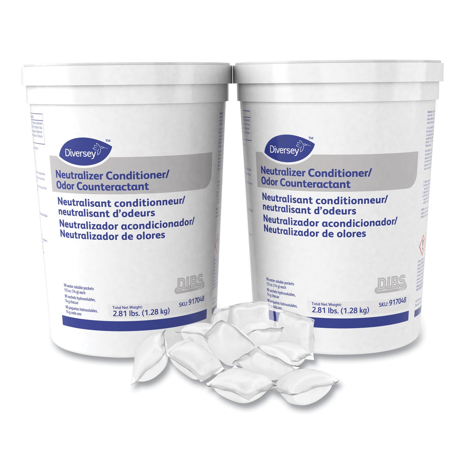 For Surface, Floor - Powder - 0.50 oz (0.03 lb) - 6.5 to 99 pH - Deodorize, Odorless, Water Soluble - Off White - 1 Each