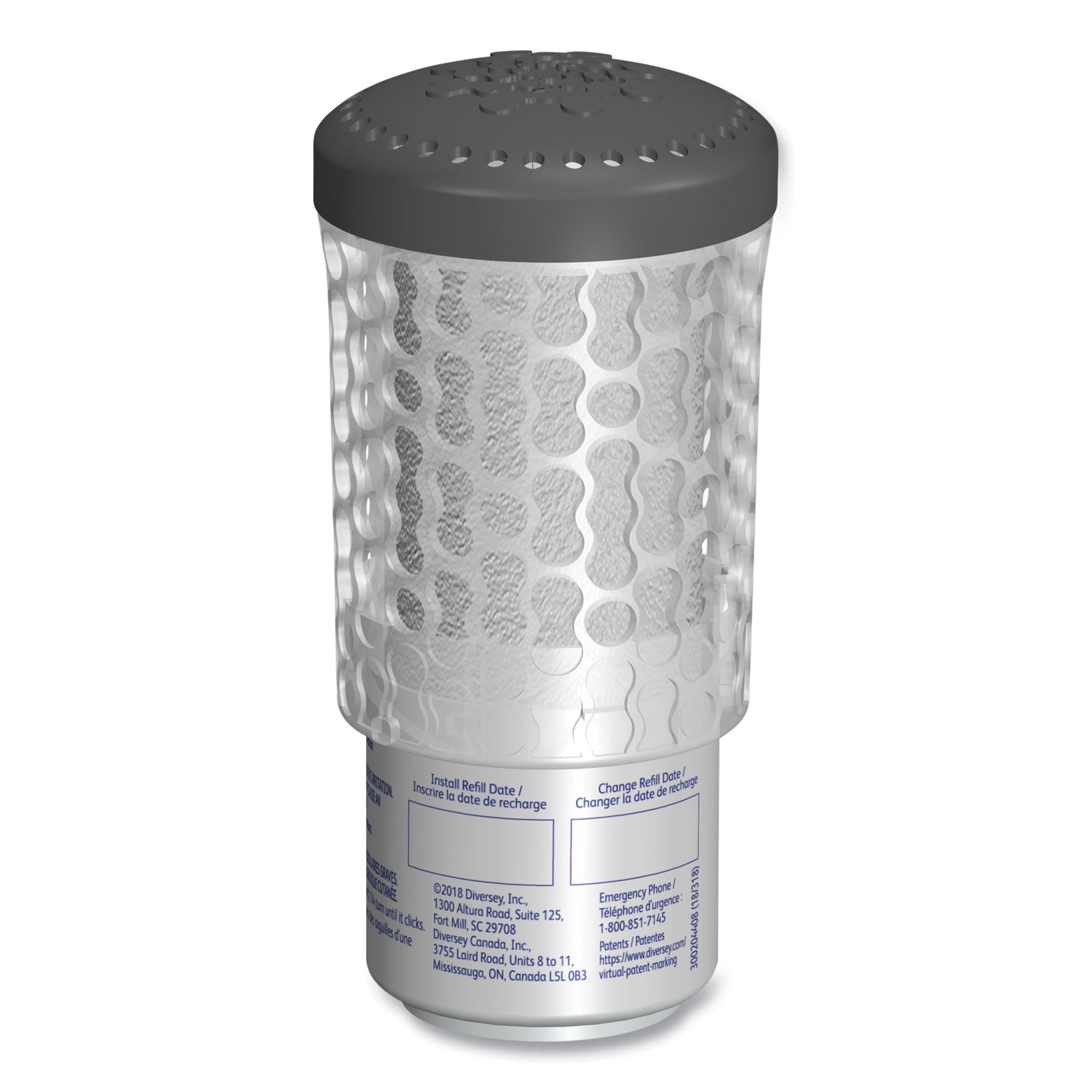 6000 ft³ - 1.7 fl oz (0.1 quart) - Fresh - 60 Day - Odor Neutralizer, Spill Resistant, Wall Mountable - 6 / Carton