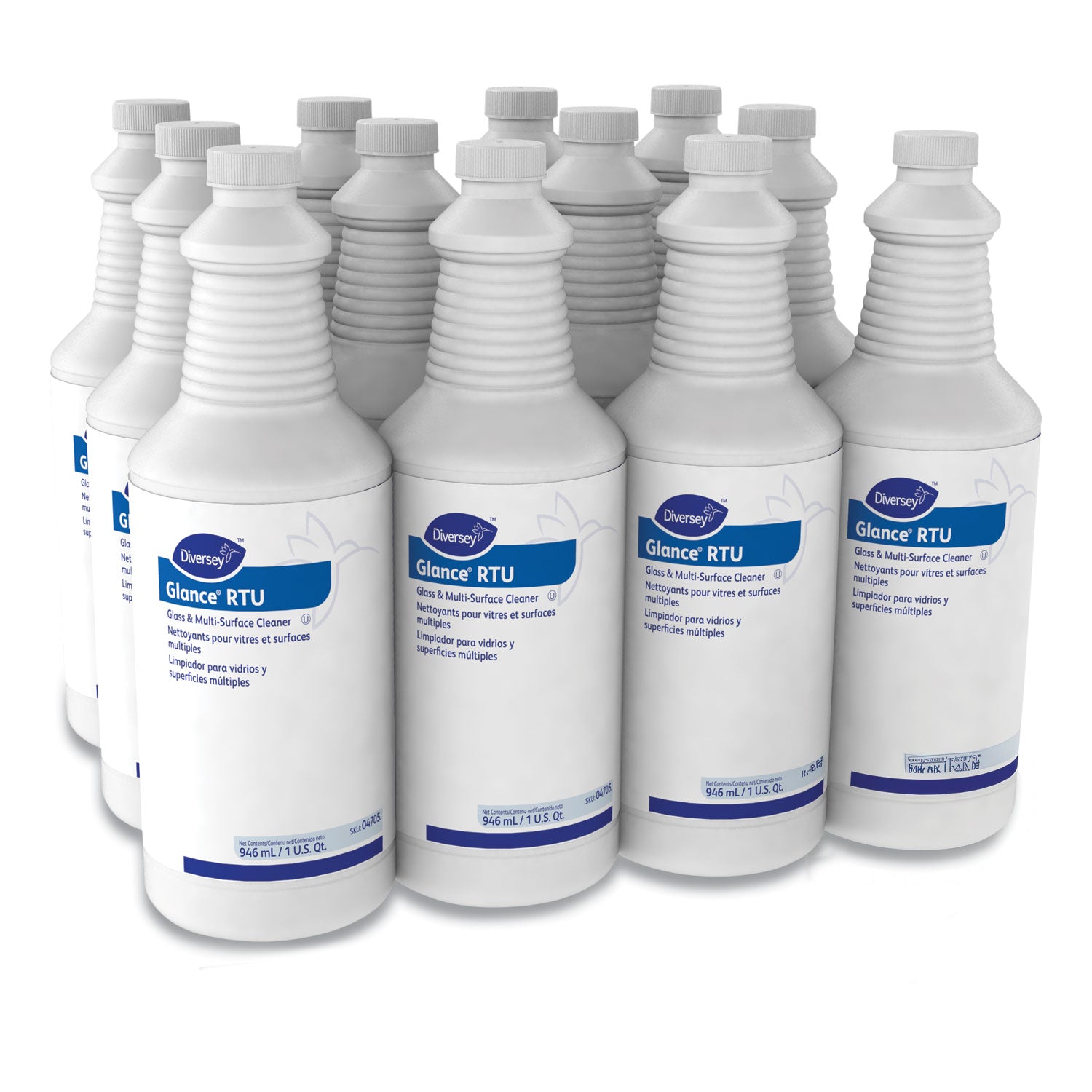 Glance Glass And Multi-Surface Cleaner, Original, 32oz Spray Bottle