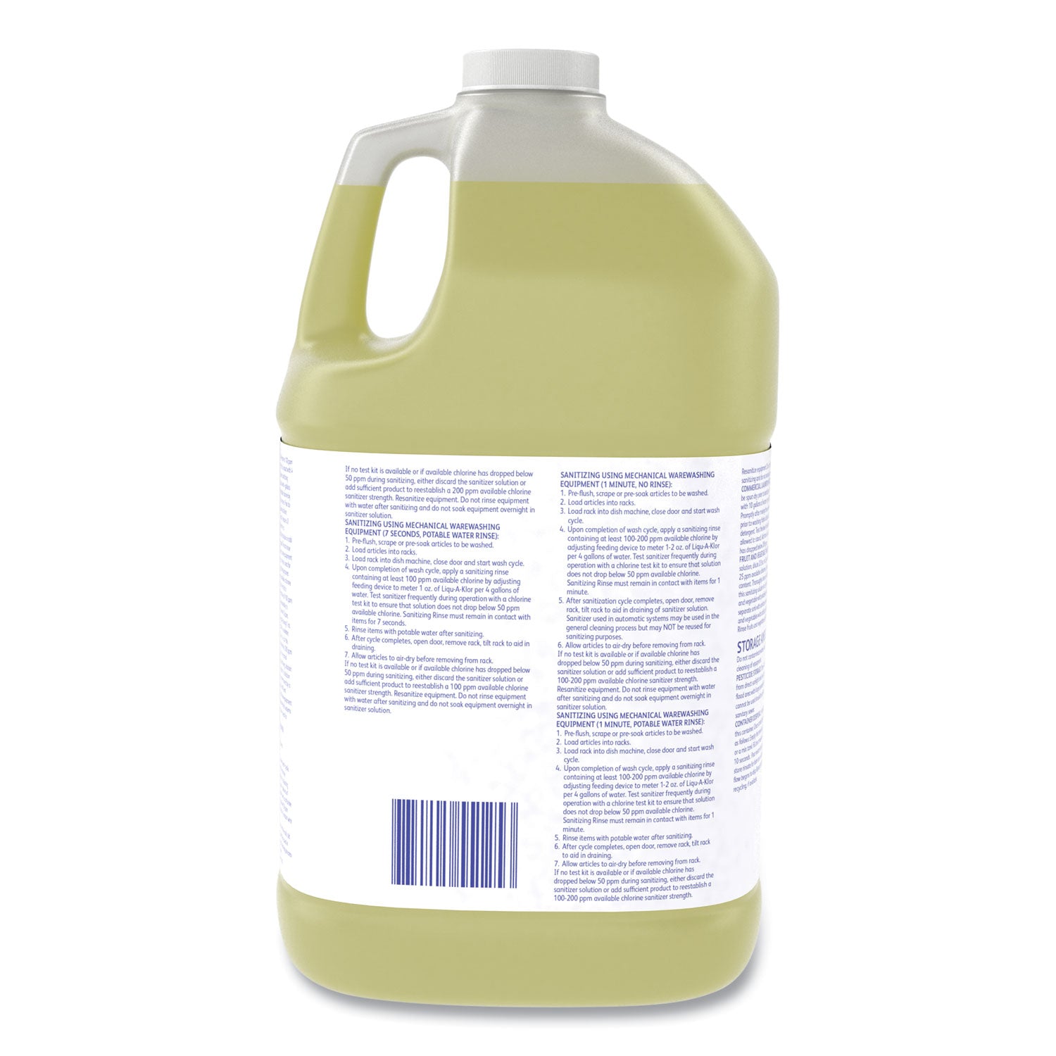Liqu-A-Klor Disinfectant/sanitizer, 1 Gal Bottle, 4/carton