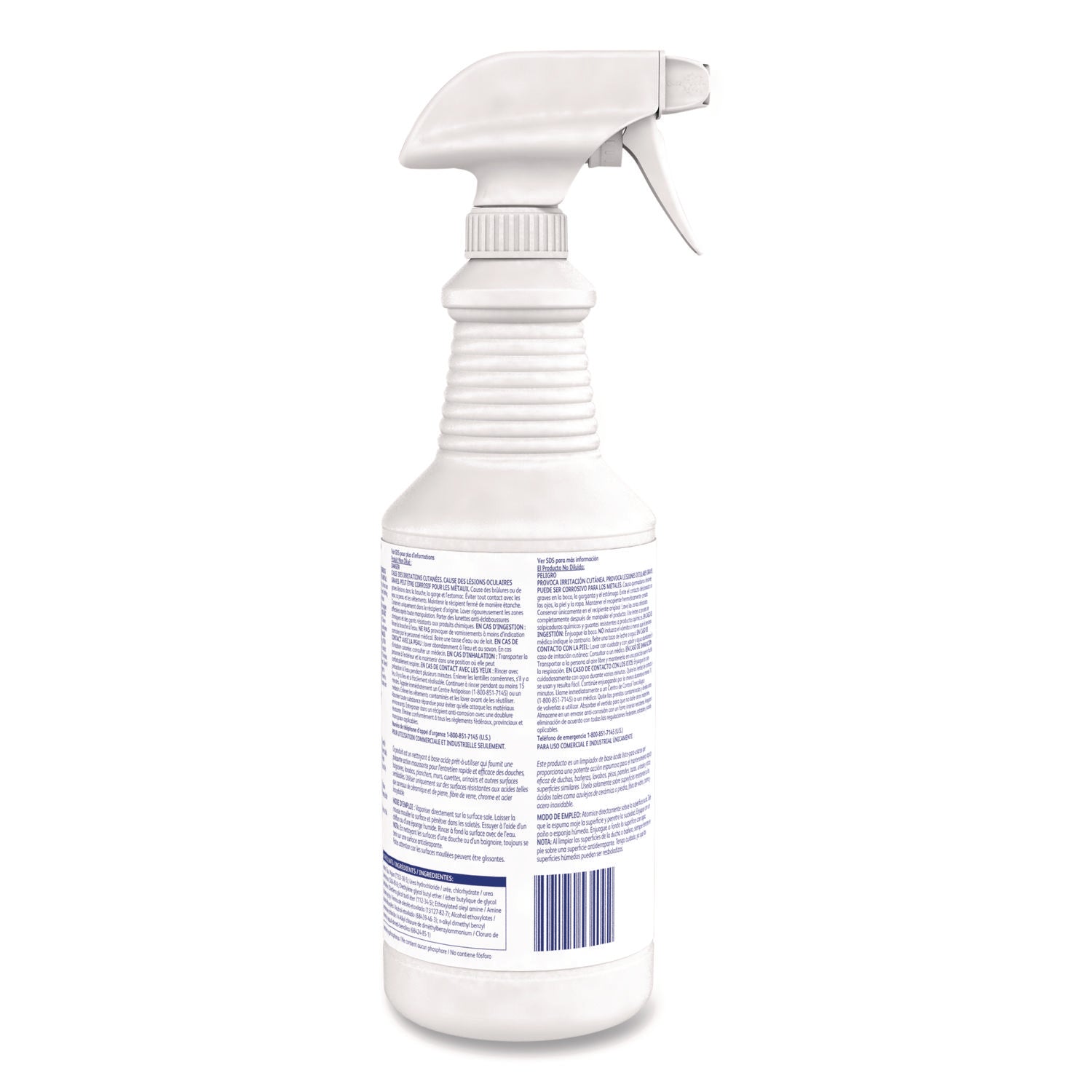 Diversey Foaming Acid Restroom Cleaner, Ready-To-Use, 32 fl oz (1 quart), Red, 1 Each