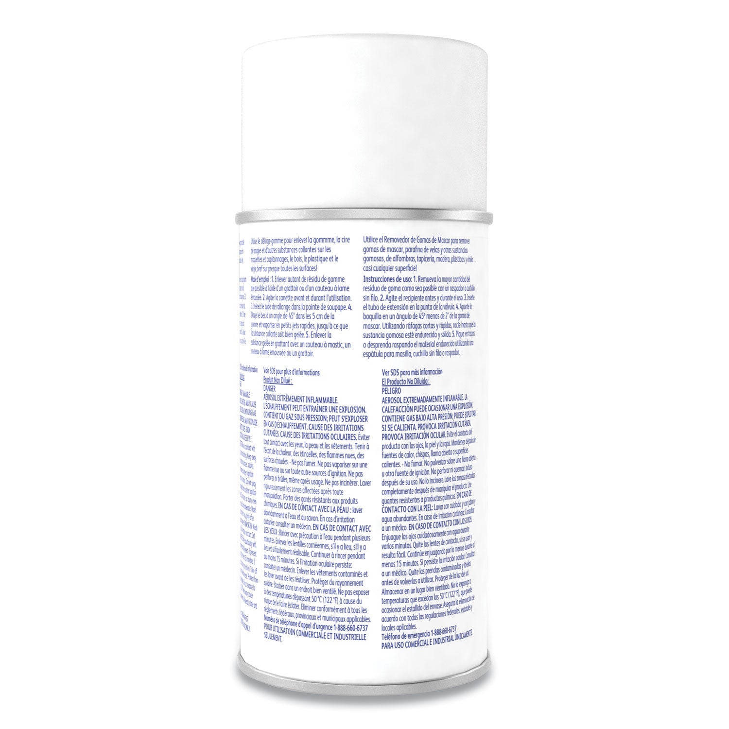 Diversey Gum Remover, Ready-To-Use Aerosol, Fruity Scent, Clear, 6.5 fl oz, 12 per Carton