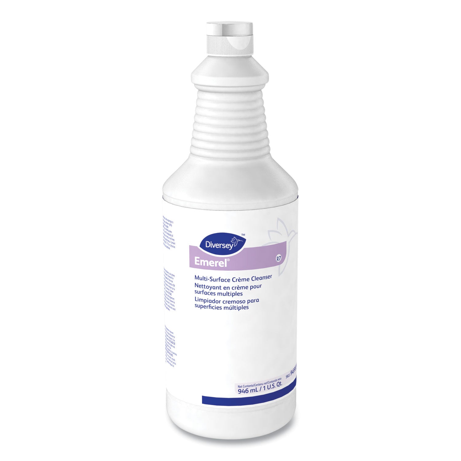 Ready-To-Use - 32 fl oz (1 quart) - Fresh Scent - Rinse-free - Off White - 12 / Carton