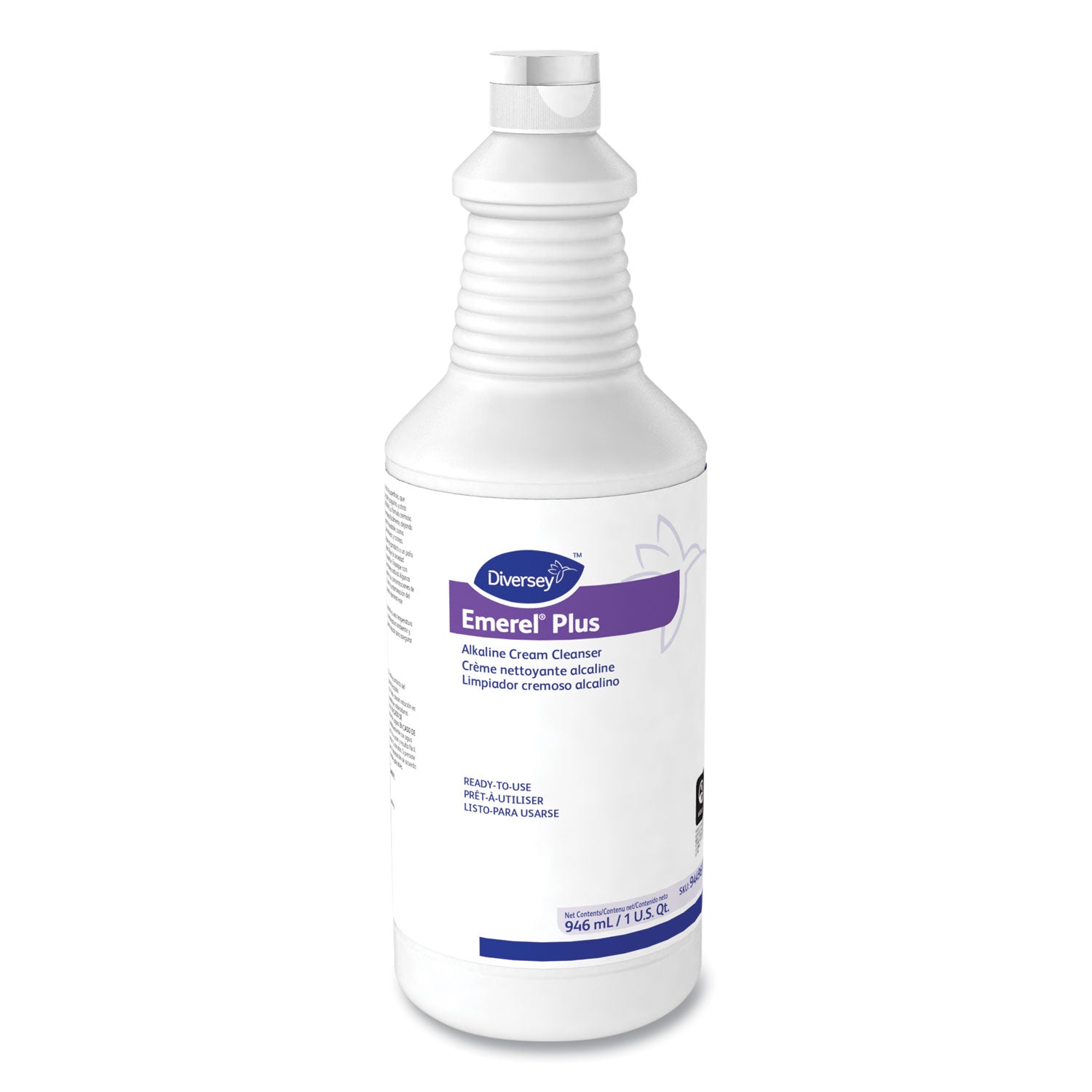 Emerel Plus Cream Cleanser, Odorless, 32 Oz Squeeze Bottle, 12/carton