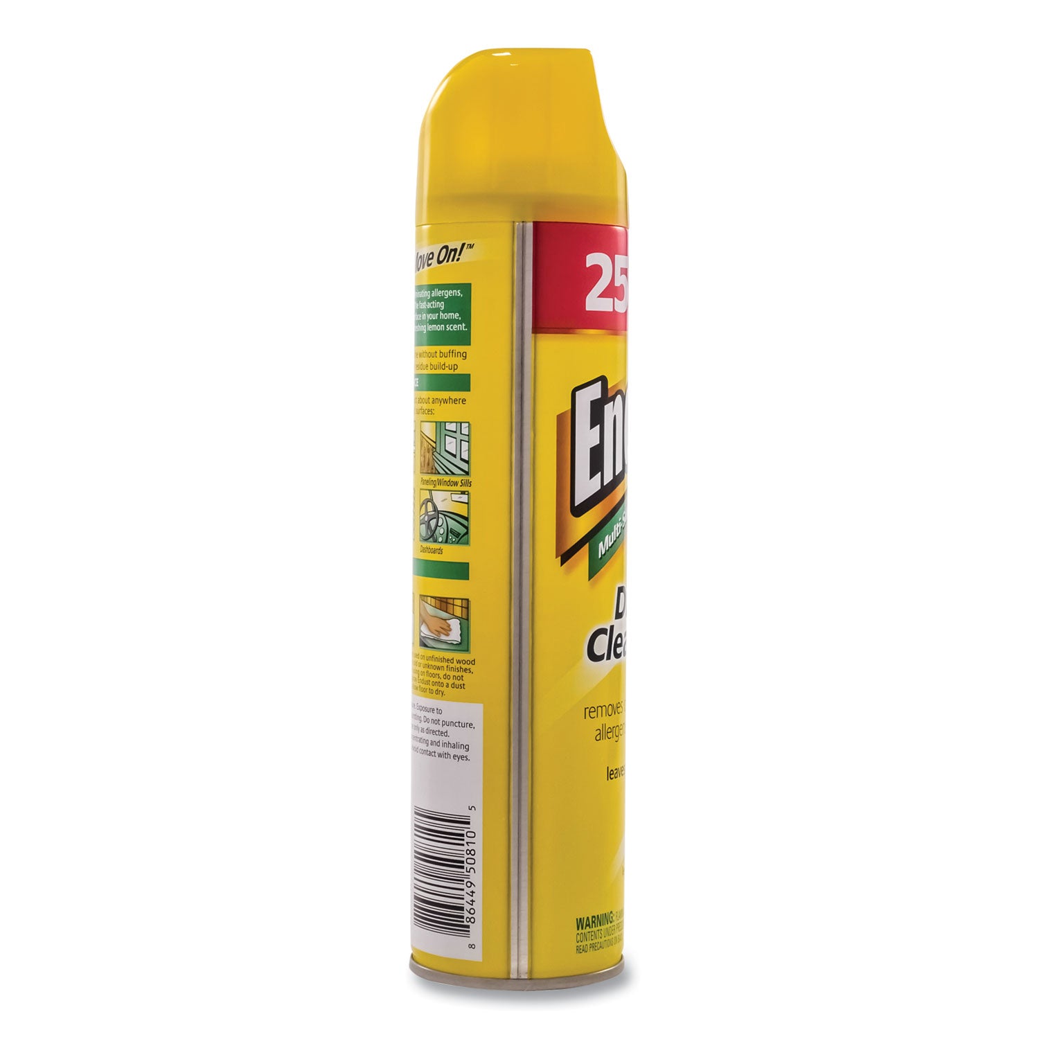 Diversey ENDUST Lemon Dust & Clean Spray - Ready-To-Use - 12.50 oz (0.78 lb) - Lemon Zest Scent - Hypoallergenic, Fragrance-free, Fast Acting, Silicon-free, Easy to Use, Residue-free - Clear - 1 Each