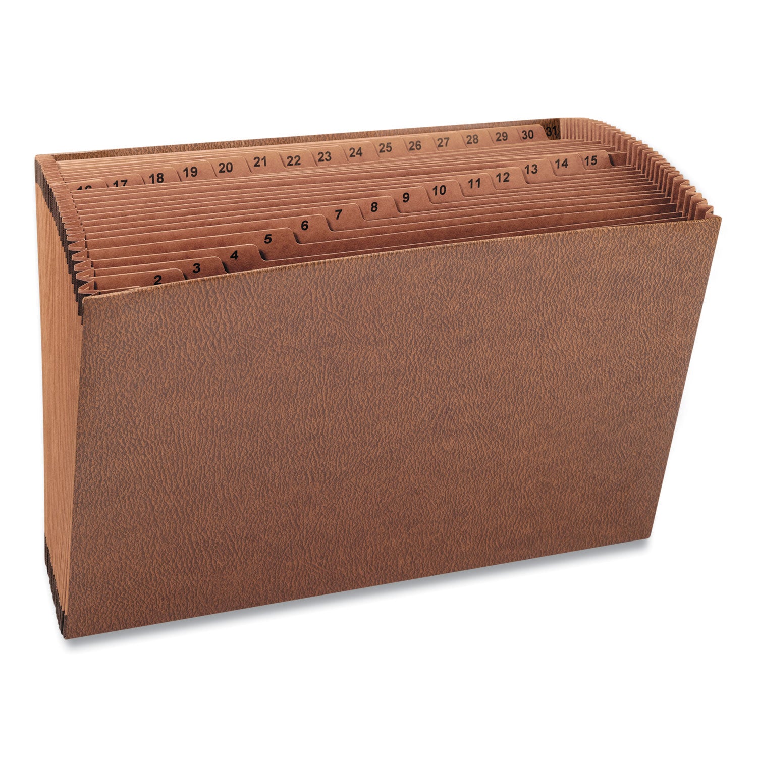Smead Legal Recycled Expanding File - 8 1/2" x 14" - 7/8" Expansion - 31 Pocket(s) - Redrope - Reinforced Gusset - 30% Recycled - 1 Each