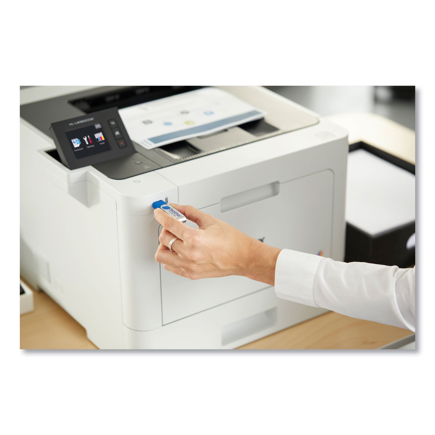 31 ppm Mono / 31 ppm Color - 2400 x 600 dpi class - Auto/Manual Duplex Print - 300 Sheets Input - Ethernet - Wireless LAN - 4000 Pages Duty Cycle - Plain Paper Print - Gigabit Ethernet - USB