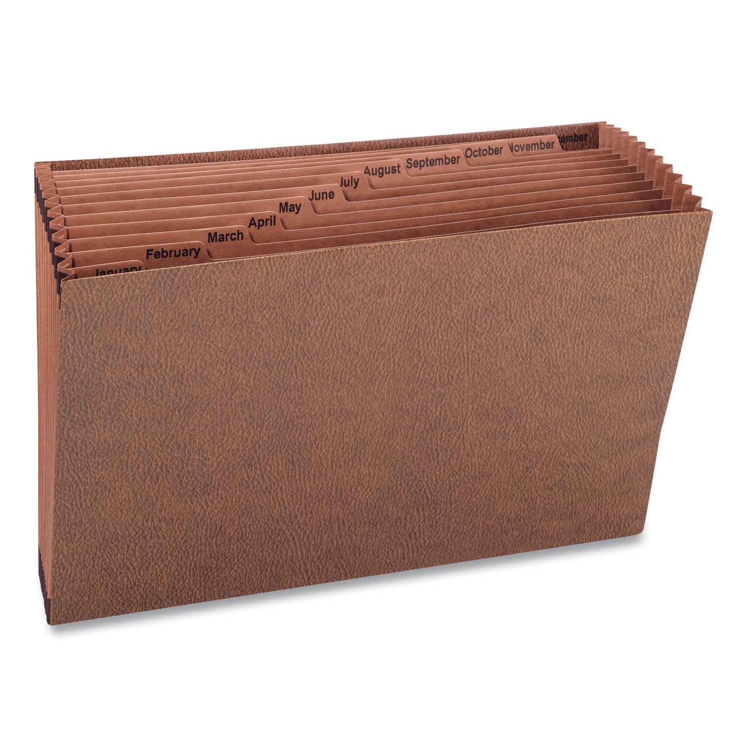 Smead TUFF Legal Recycled Expanding File - 8 1/2" x 14" - 7/8" Expansion - 12 Pocket(s) - Redrope - Tear Resistant, Reinforced Gusset - 30% Recycled - 1 Each