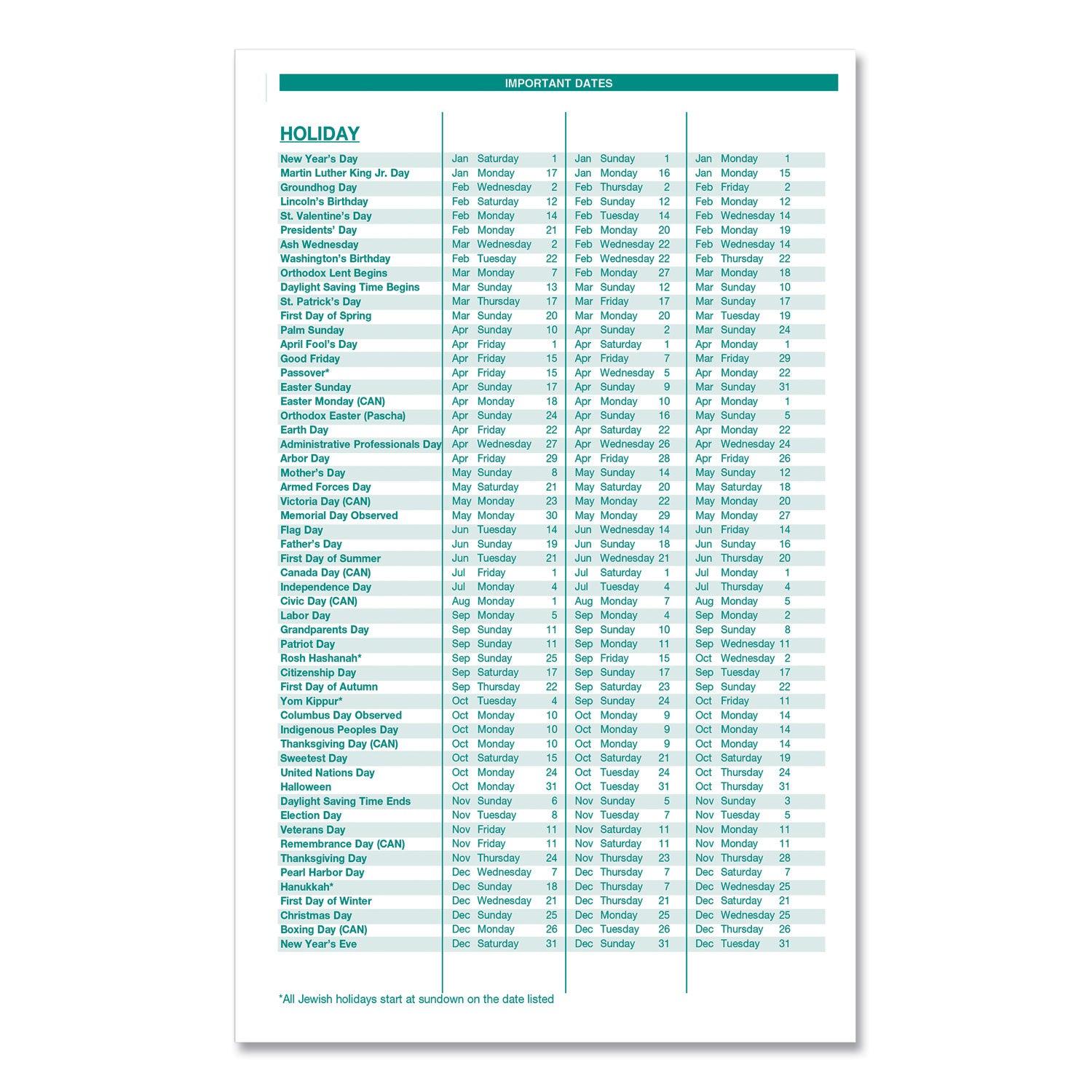 Julian Dates - Weekly, Monthly - 13 Month - January 2026 to January 2027 - 8:00 AM to 5:00 PM - Hourly - 1 Week, 1 Month Double Page Layout - 5" x 8" Sheet Size - Wire Bound - Paper, Simulated Leather - Black Cover - Tabbed, Expense Tracking - 1 Each