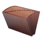 Smead TUFF Legal Recycled Expanding File - 8 1/2" x 14" - 7/8" Expansion - 21 Pocket(s) - Redrope - Tear Resistant, Reinforced Gusset - 30% Recycled - 1 Each
