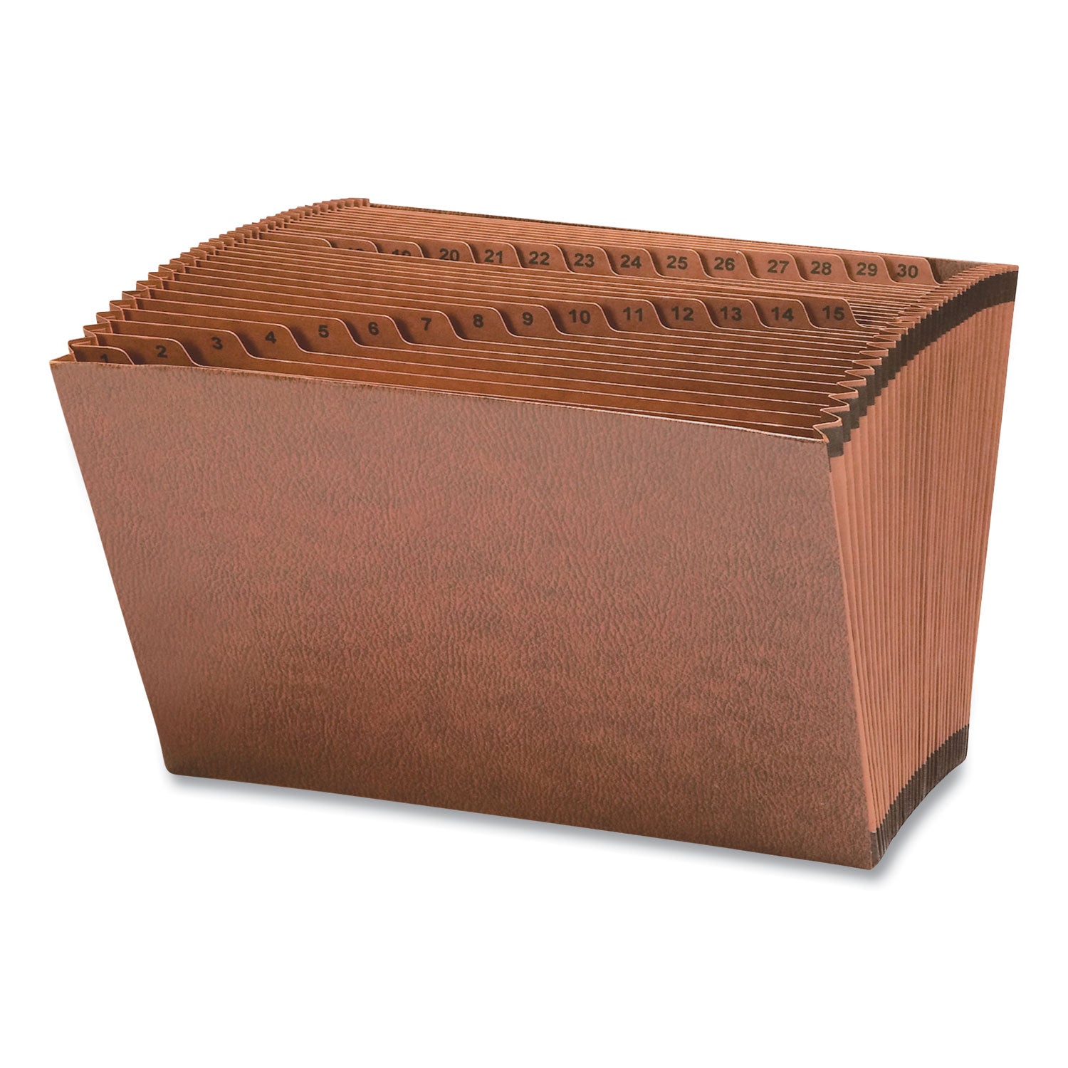 Smead Legal Recycled Expanding File - 8 1/2" x 14" - 7/8" Expansion - 31 Pocket(s) - Redrope - Reinforced Gusset - 30% Recycled - 1 Each