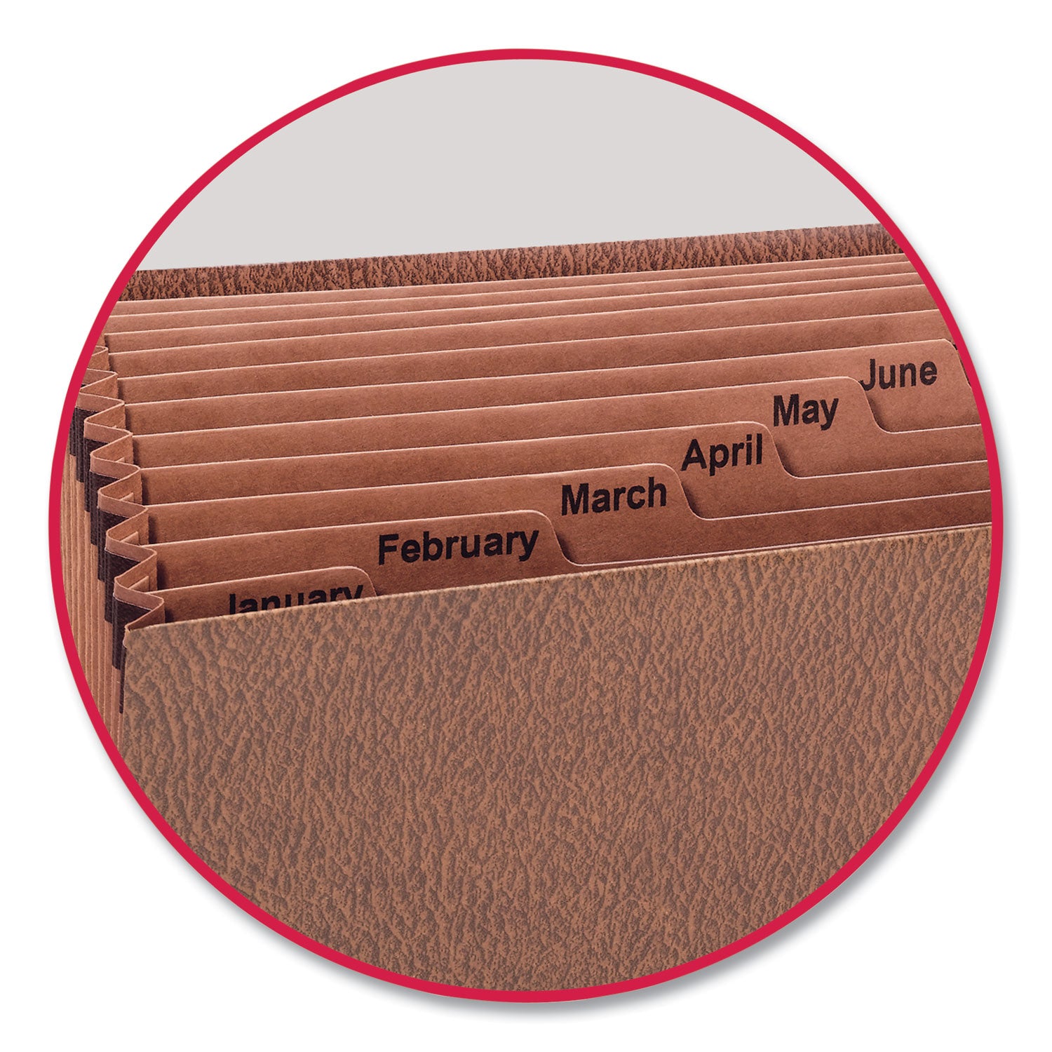 Smead TUFF Legal Recycled Expanding File - 8 1/2" x 14" - 7/8" Expansion - 12 Pocket(s) - Redrope - Tear Resistant, Reinforced Gusset - 30% Recycled - 1 Each