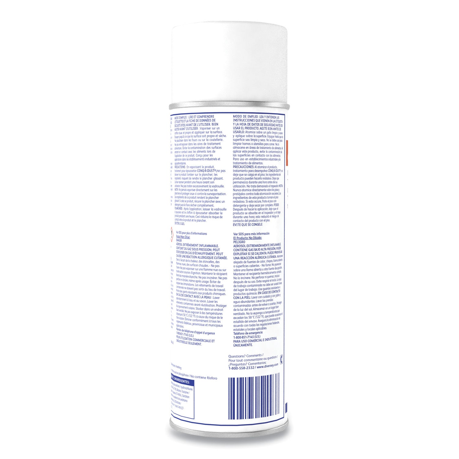 Conq-R-Dust Dust Mop/dust Cloth Treatment, Amine Scent, 17 Oz Aerosol Spray, 12/carton
