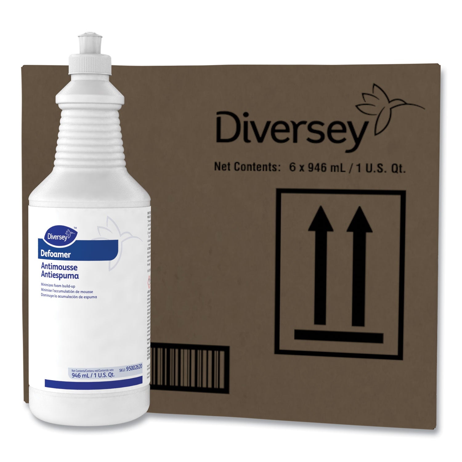 Ready-To-Use - 32 fl oz (1 quart) - Bland Scent - Cream - 6 / Carton