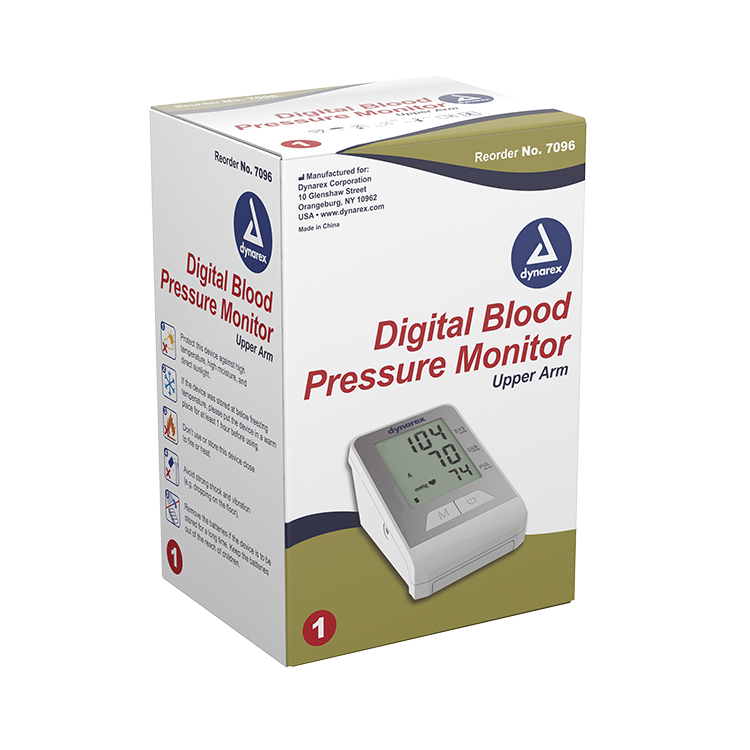 Digital Blood Pressure Monitor - Upper Arm, 5 Boxes per Case