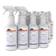 Ready-To-Use - 32 fl oz (1 quart) - Chlorine Scent - Disinfectant, Deodorize, Rinse-free - Yellow - 12 / Carton