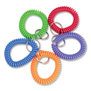 0.3" Height x 2" Width x 2" Depth - Plastic, Steel - Assorted, Blue, Green, Orange, Purple, Red - Flexible, Secure, Durable, Lightweight - 10 / Pack