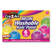 Washable Neon Paint, 6 Count