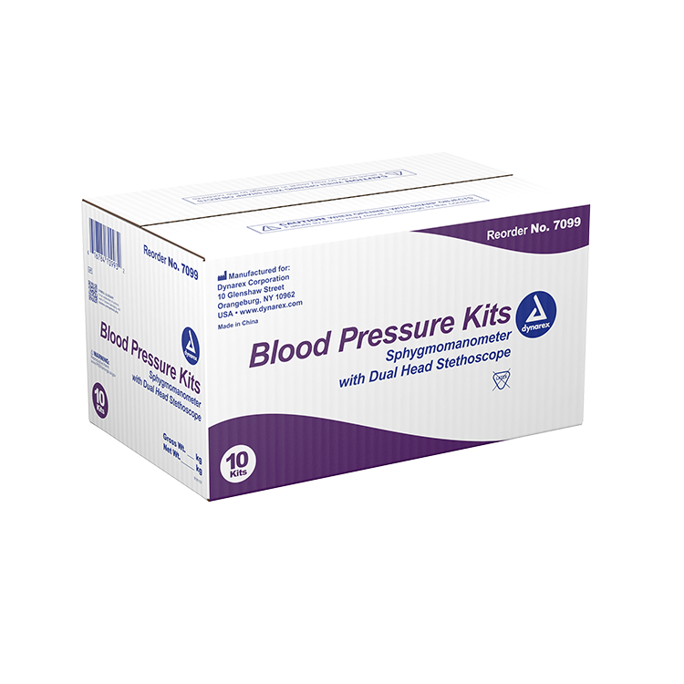 Blood Pressure Kit - Dual Head Stethoscope,  10 Boxes per Case