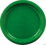 Green Paper Plate - 24 Pieces