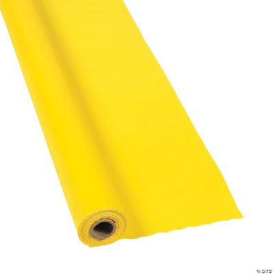 Yellow Tablecloth Roll - 1 Piece