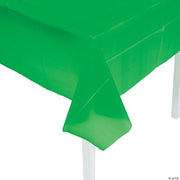 Green Plastic Tablecover - 1 Piece