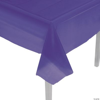 Purple Plastic Tablecover - 1 Piece