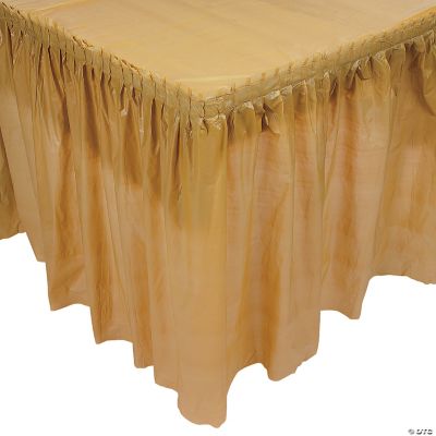 Gold Tableskirt - 1 Piece