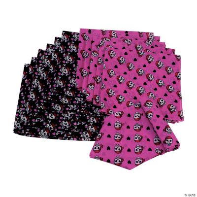 Pink Pirate Girl Bandana - 12 Pieces