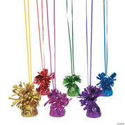 Balloon Weights - Metallic - Assorted Co - 12 Pieces