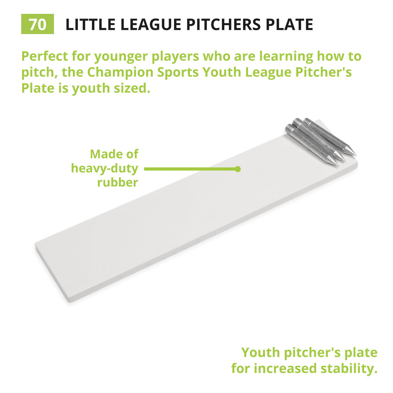 Youth Pitcher's Plate