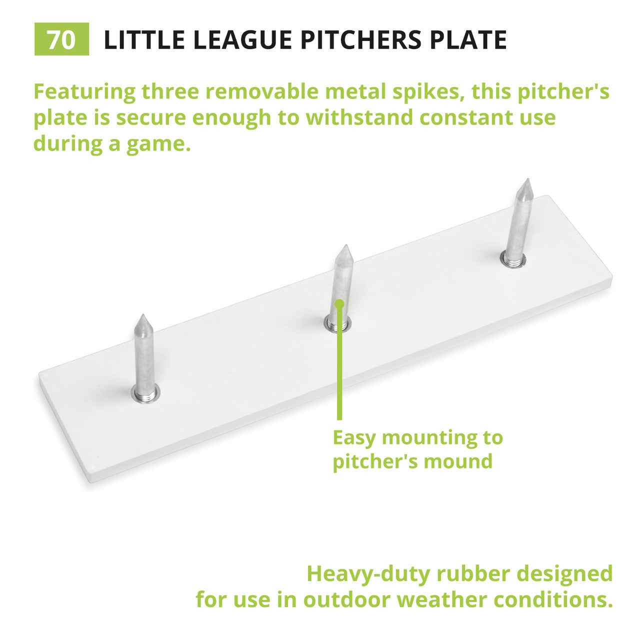 Youth Pitcher's Plate