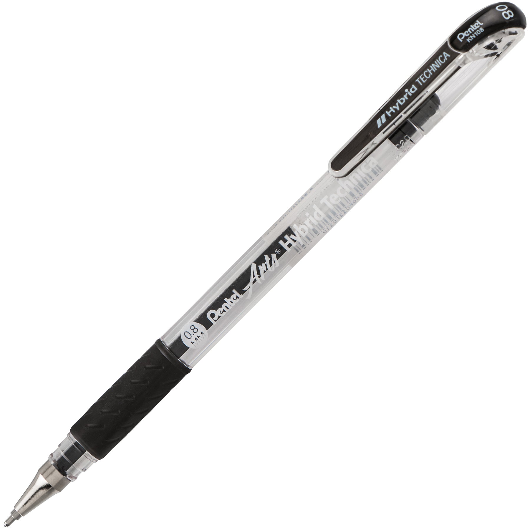 Hybrid Technica Gel Pen, Assorted Tip Sizes (0.05, 0.1, 0.3, 0.5, 0.8), Black Ink 5-Pk