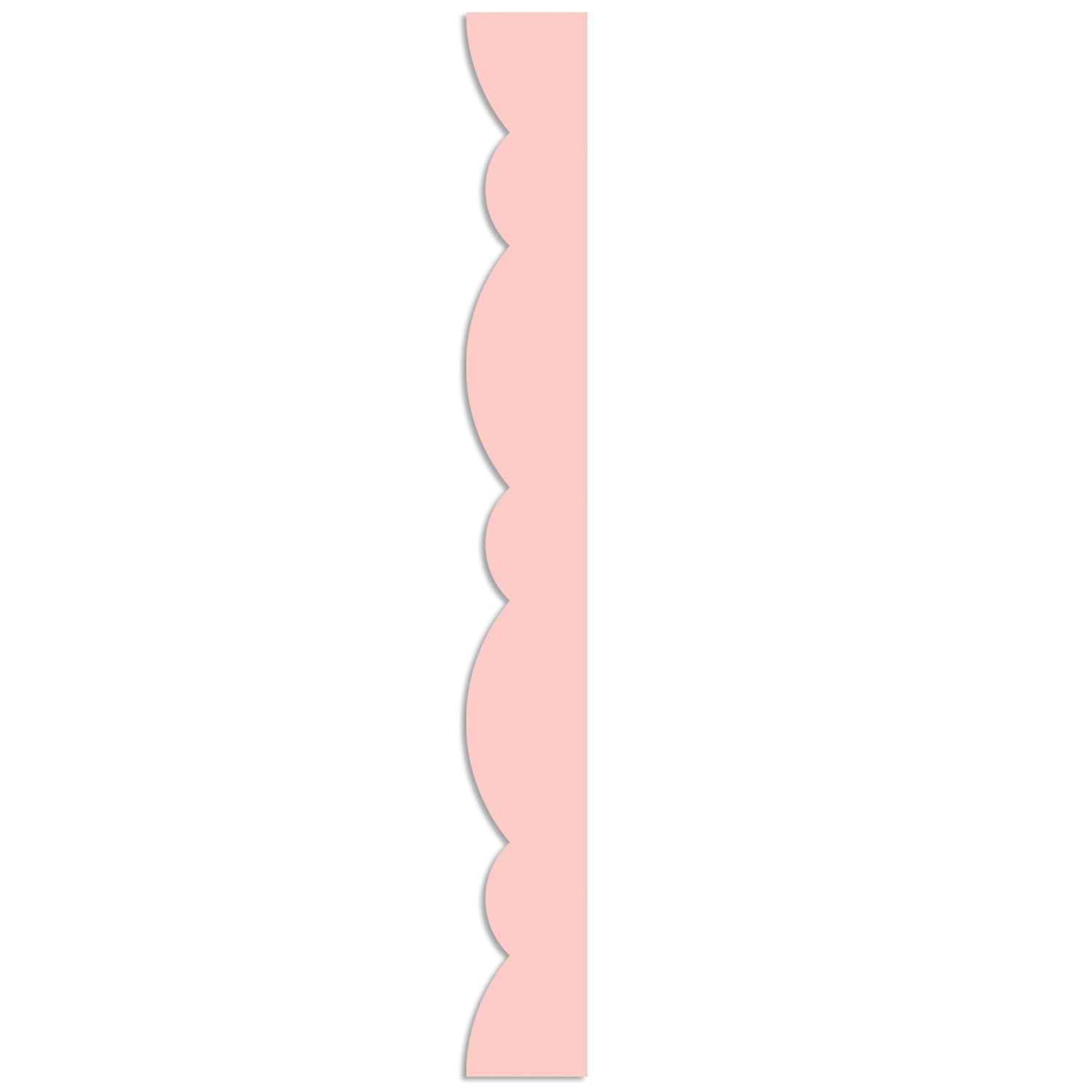 Blush Stylish Scallops EZ Border, 48 Feet