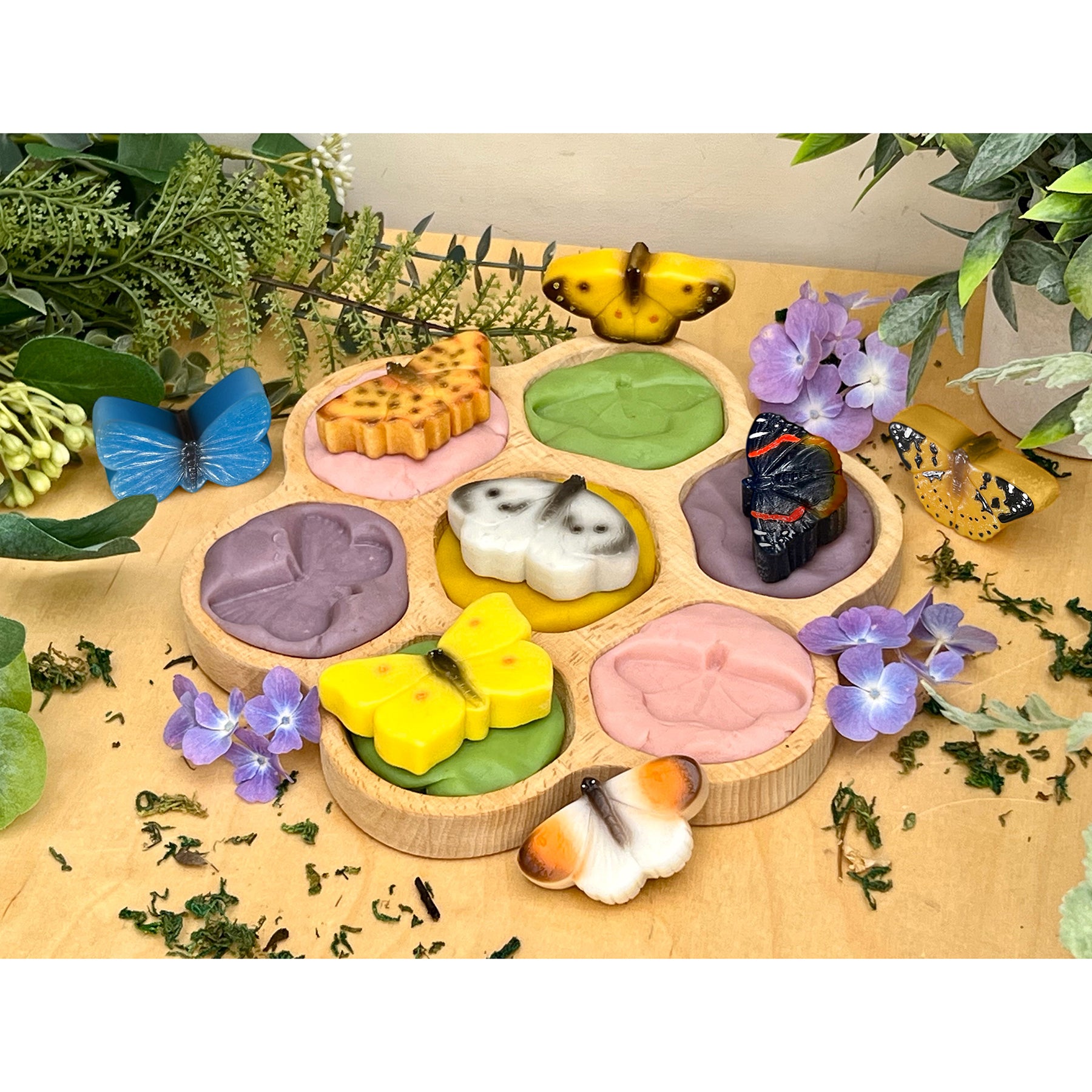 Sensory Play Stones - Butterflies - Set of 8