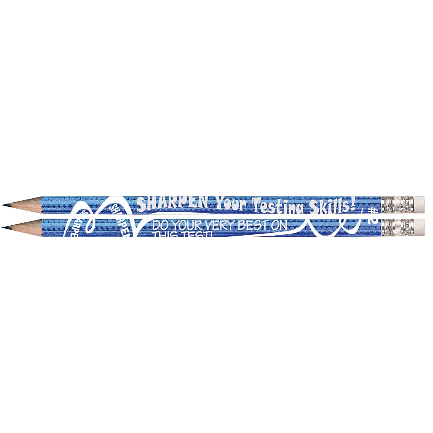 Sharpen Your Testing Skills Motivational Pencils, Pack of 144