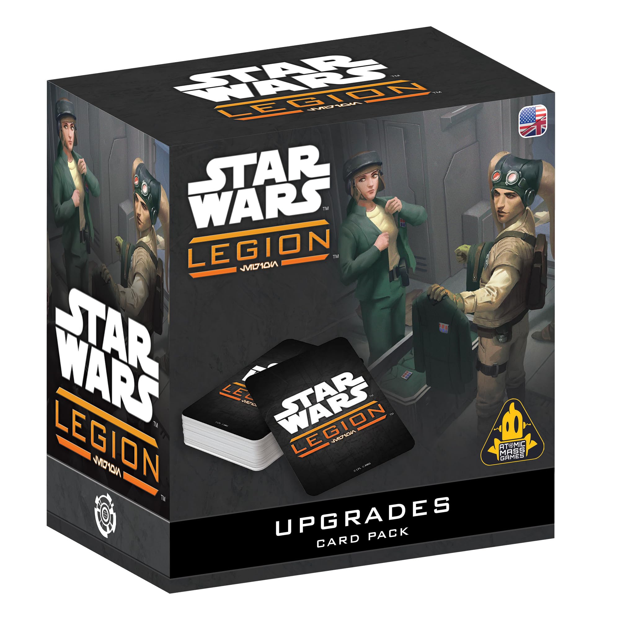 Asmodee Star Wars: Legion Upgrades Card Pack - Tabletop Miniatures Game, Strategy Game for Kids and Adults, Ages 14+, 2 Players, 3 Hour Playtime