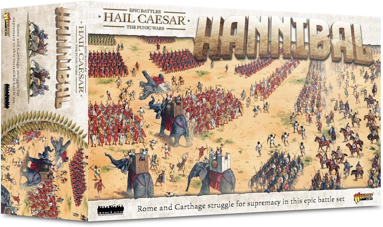 Warlord Games Hannibal Battle-Set - Epic Scale Plastic Miniatures for Hail Caesar Highly Detailed Anicent Era Miniatures for Table-top Wargaming, 112010001
