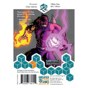 Greater Than Games: Card Sleeves: Large Size - 88x130 mm, 25 Sleeves, Clear, Acid Free & PVC Free, Card Game Protective Accessory