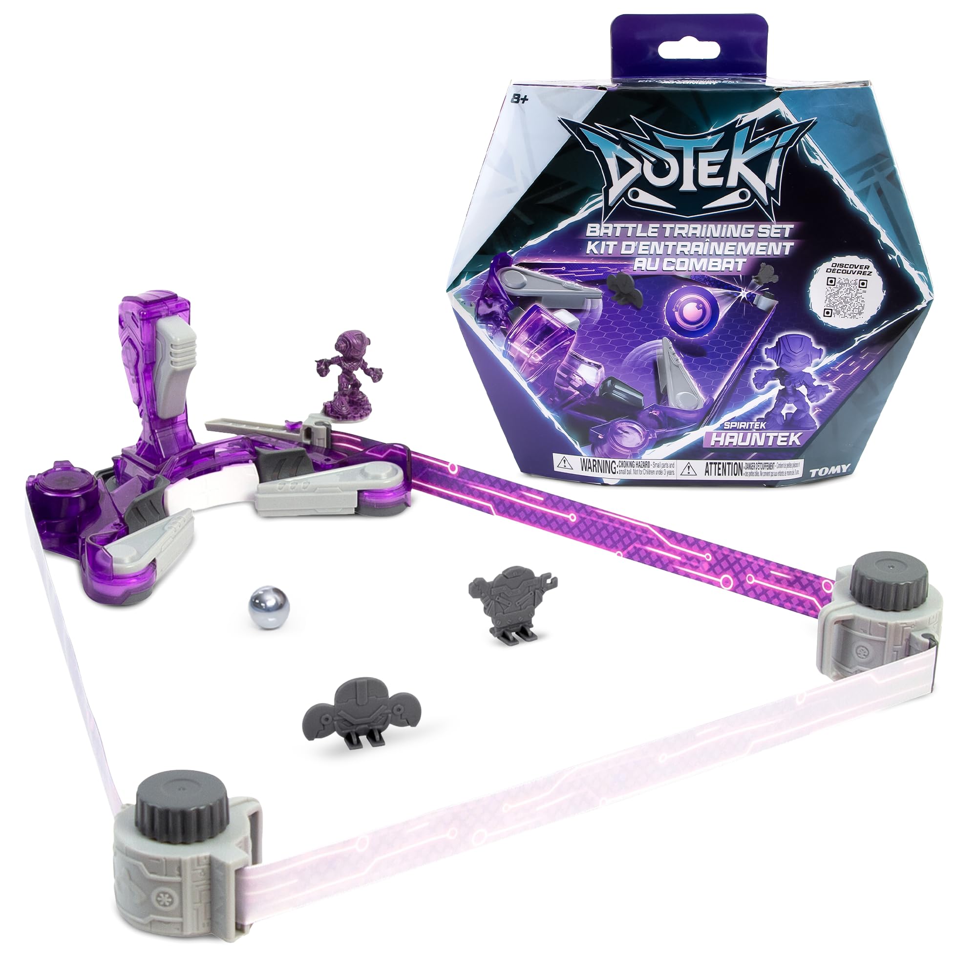 Doteki DŌTEKI Battle Expansion Pack - Spiritek - Strategic Target Practice - Battle Game with Collectible Figure and Trading Card - Customizable Fighting Games for Kids - 1-2 Players