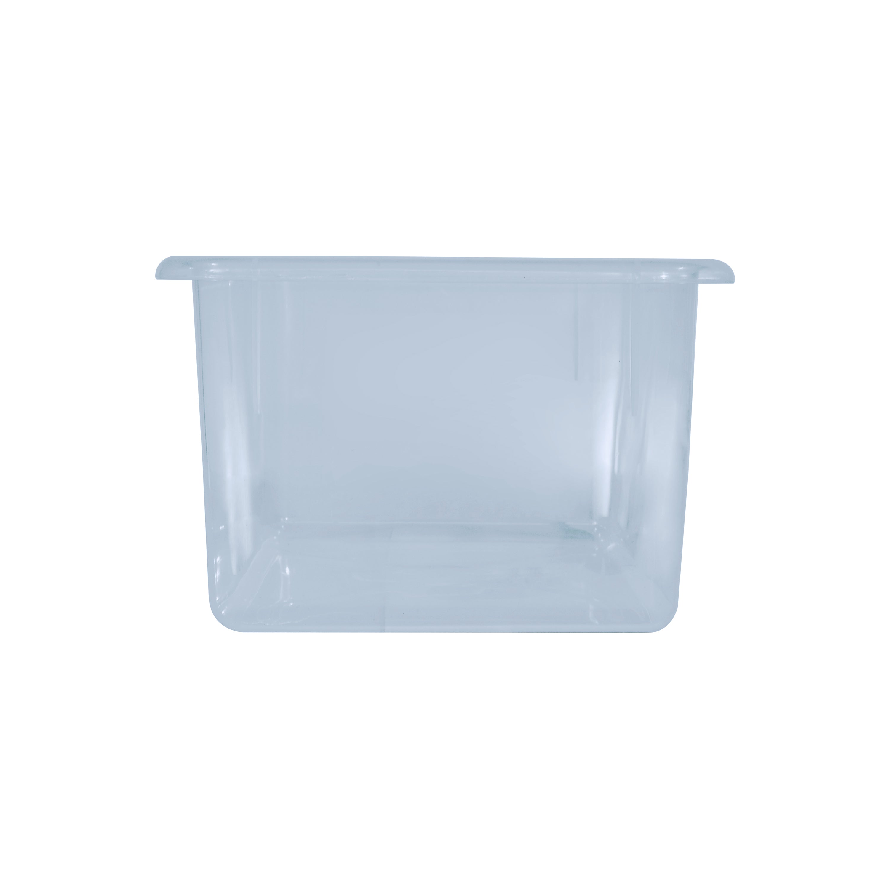 Translucent Clear Cubby Tray w/ Lid Set of 10
