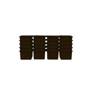 Brown Cubby Tray Set of 20