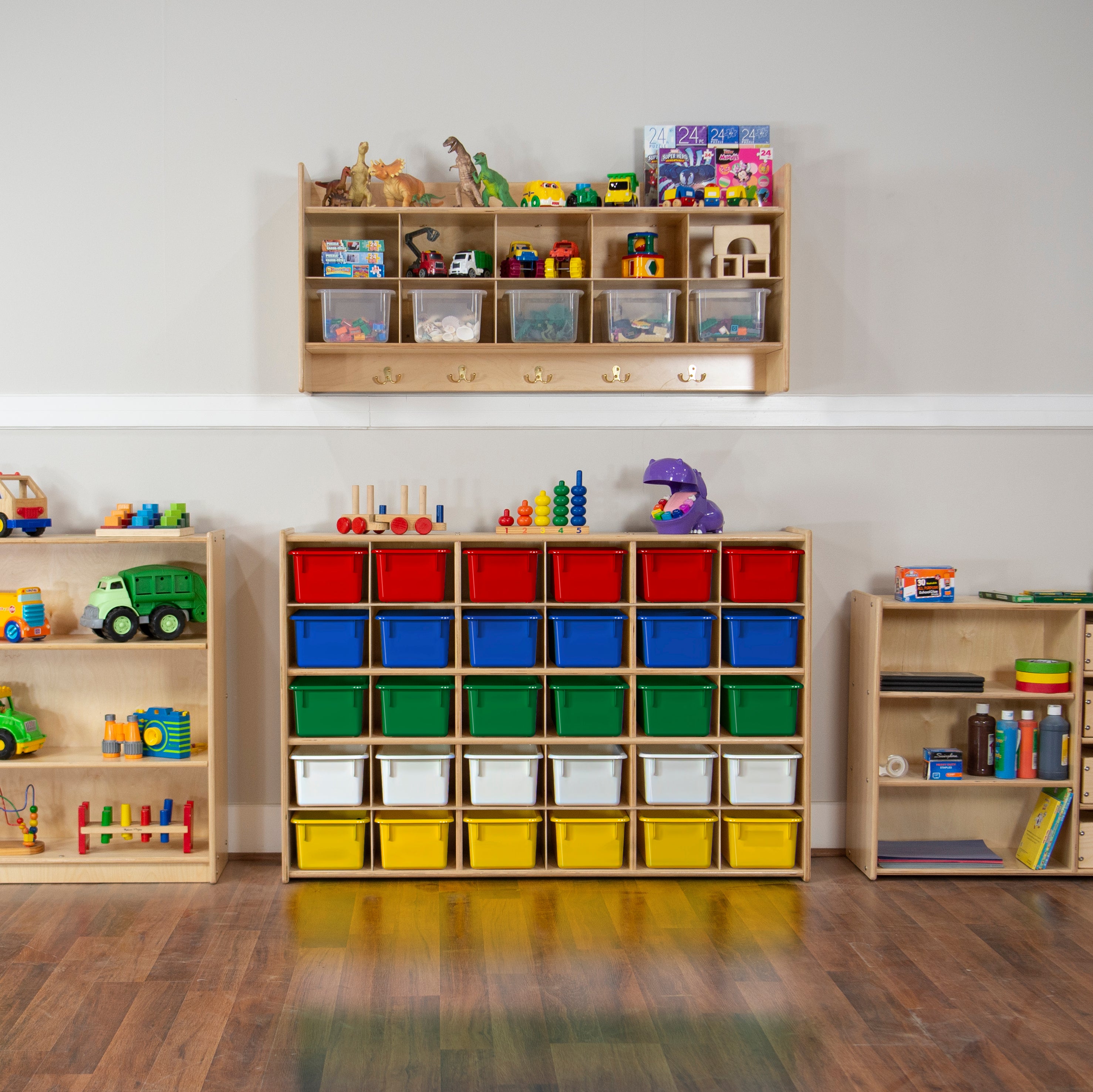 Assorted Cubby Tray w/ Lid Set of 10