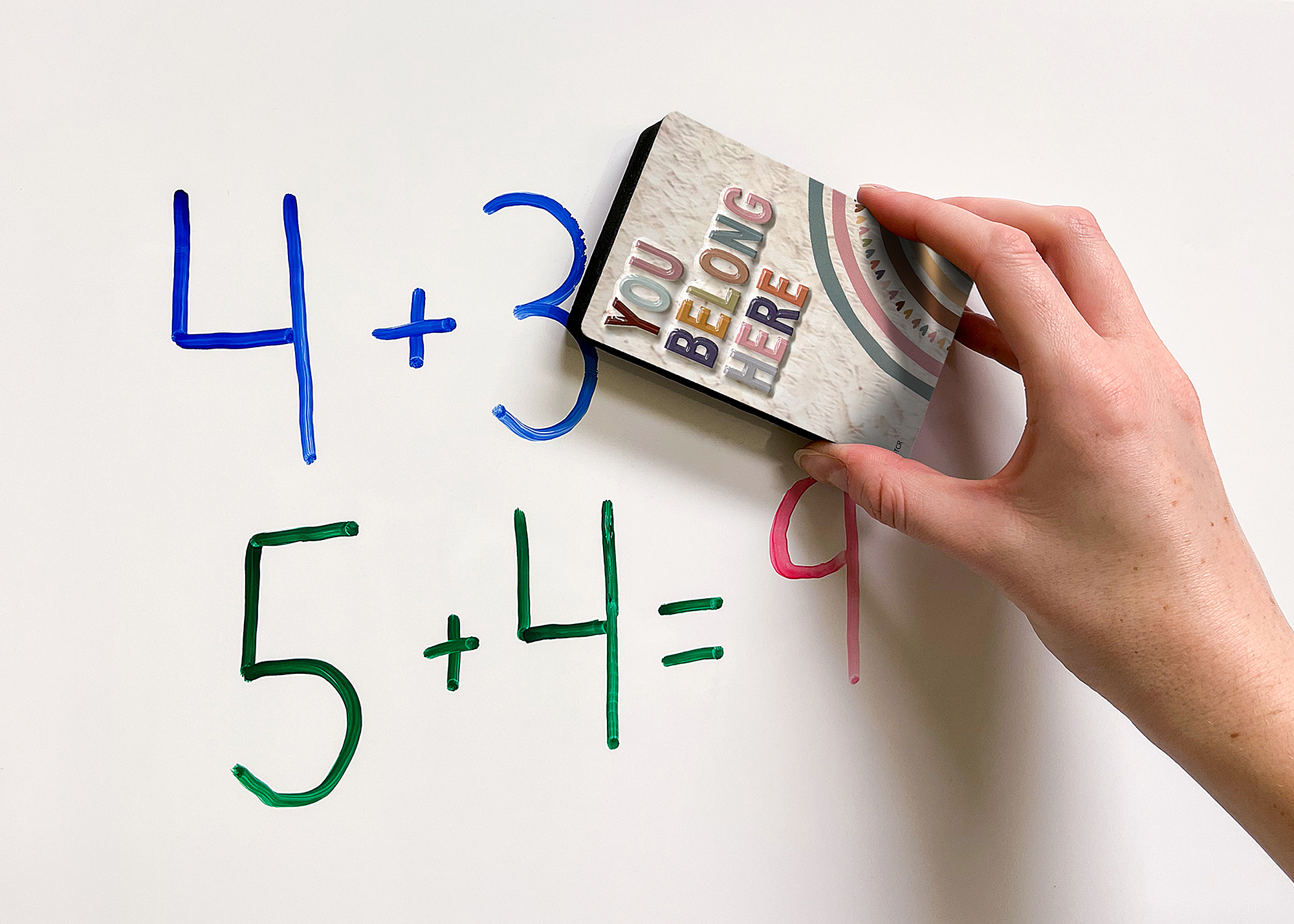 Everyone is Welcome Magnetic Whiteboard Eraser