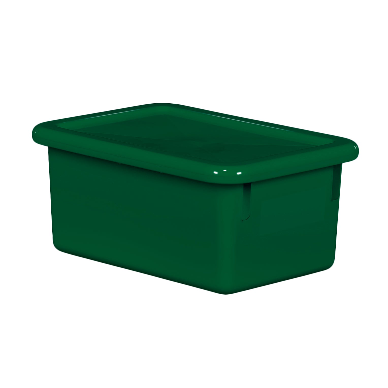 Green Cubby Tray w/ Lid Set of 10