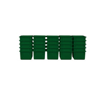 Green Cubby Tray Set of 25