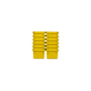 Yellow Cubby Tray Set of 12